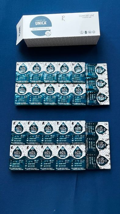 Лінзи-одноденки UNICA (-2.75 та -2.50)