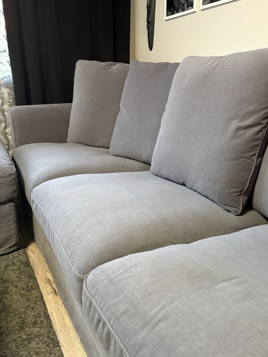 Sofa GRÖNLID z dużą pufą