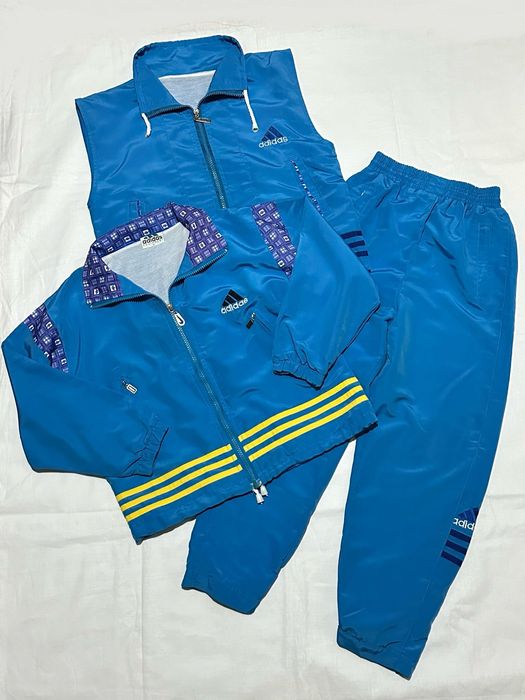 Adidas дитячий спортивний костюм-трійка (штани,кофта,жилетка) на 11 р