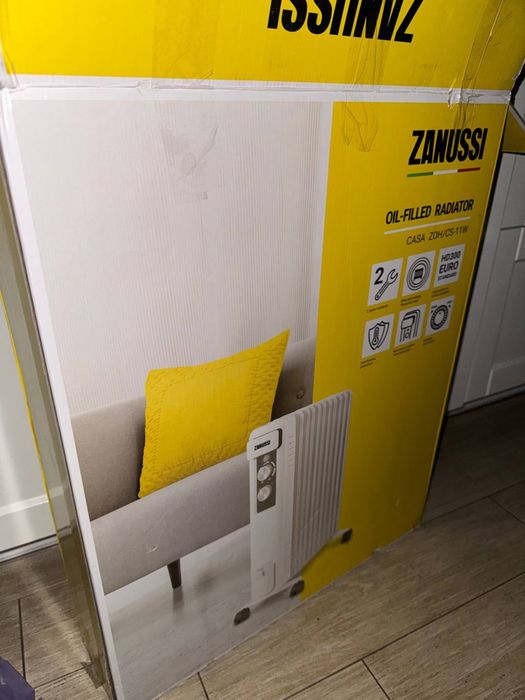 Масляний обігрівач zanussi casa 11 секцій