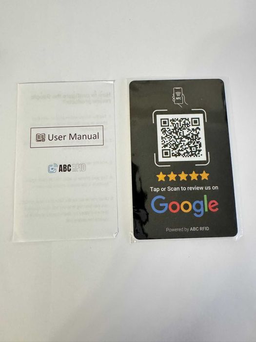 Cartão NFC + QR Code para Avaliações Google – Ideal para Negócios