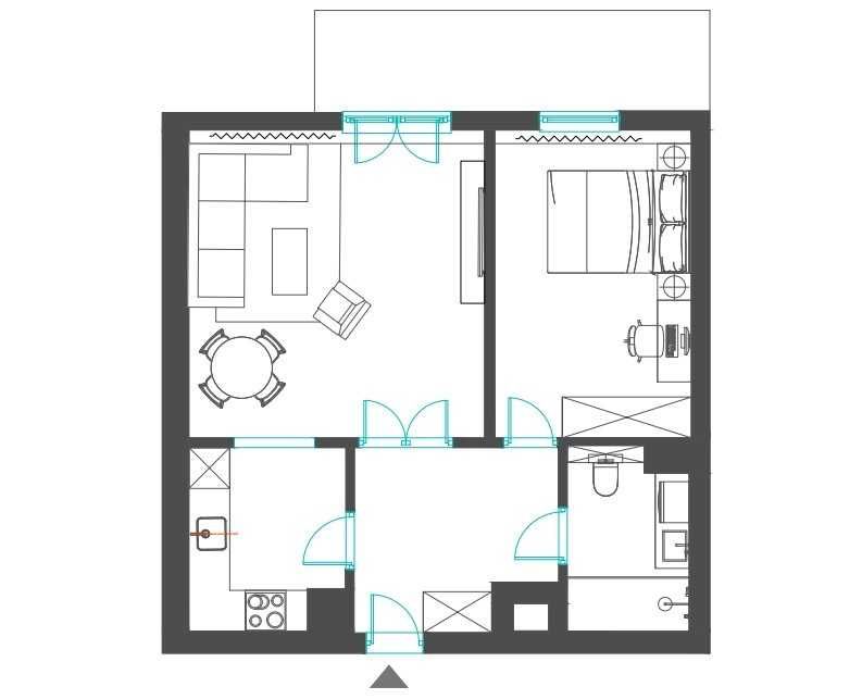АКЦИЯ! 2к квартира в новострое почти в центре Варшавы за 199 000 €