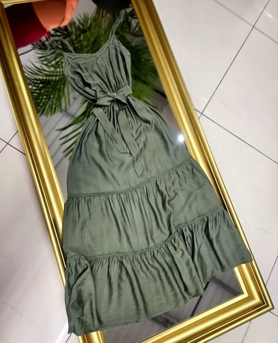 Sukienka khaki S