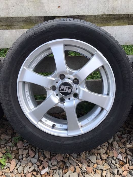 Felgi aluminiowe MSW 16" + opony Michelin 205/55 R16 – komplet 4 szt. | 5x100