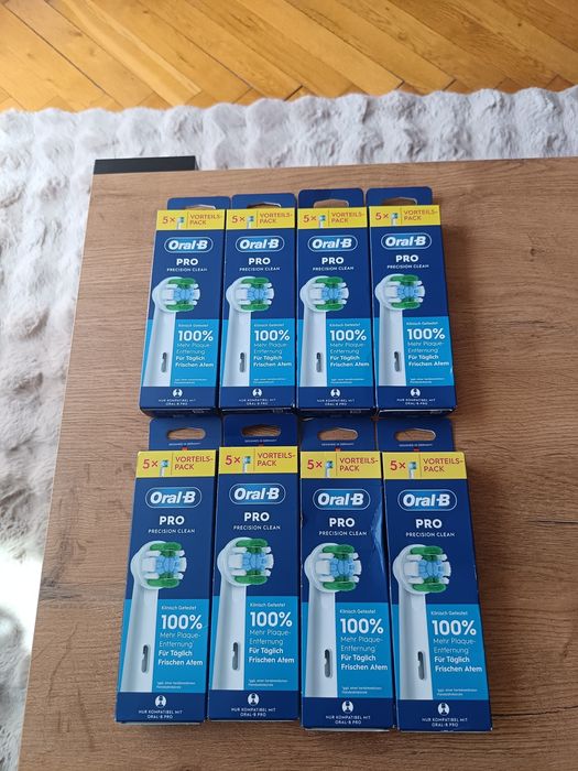 Niemieckie końcówki do szczoteczek Oral-B PRO