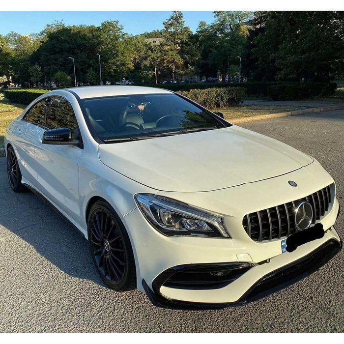 Передній бампер AMG стиль Mercedes CLA W117 2013 2017 решітки Бампер ЦЛА  Бампер 117