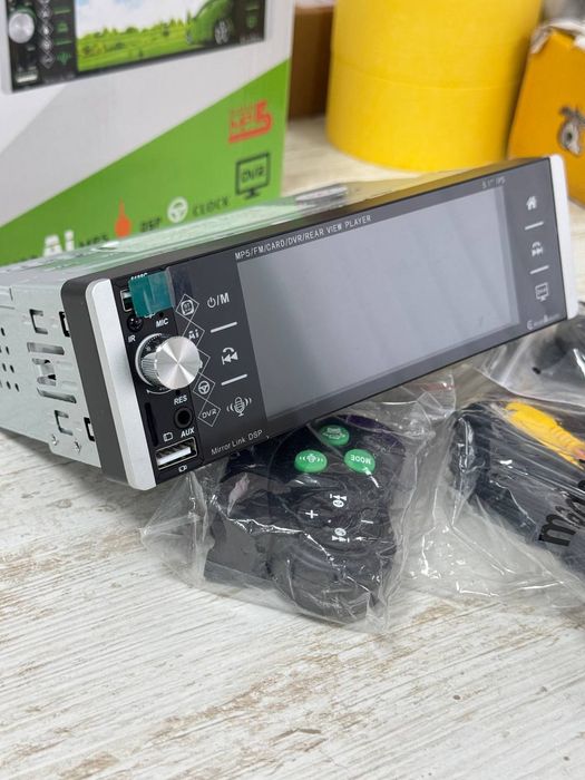 Автомагнітола 1DIN 5.1" IPS Android Auto / MirrorLink / DSP / AI Голос