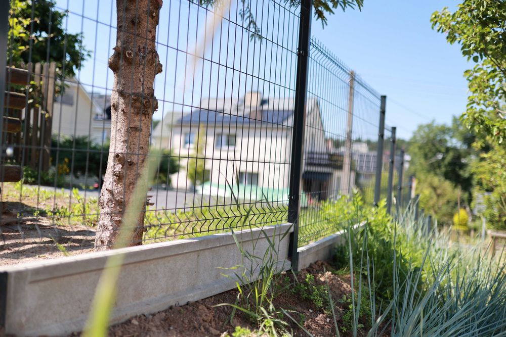 Kompletne ogrodzenie panelowe 3D 123cm z podmurówką PROMOCJA