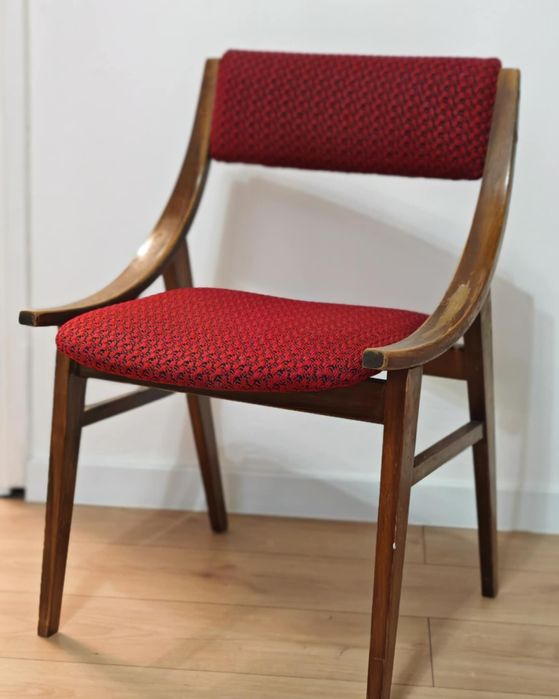 Fotel typu skoczek PRL tapicerka w idealnym stanie kolekcjonerski