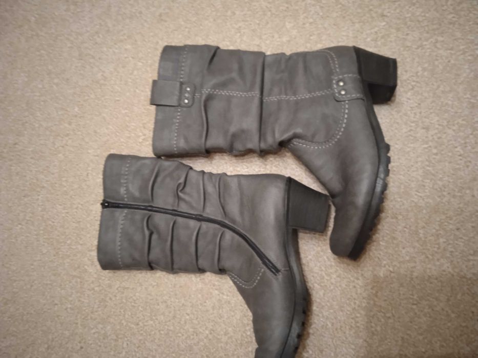 Kozaki, Botki, buty damskie, Rieker, 40