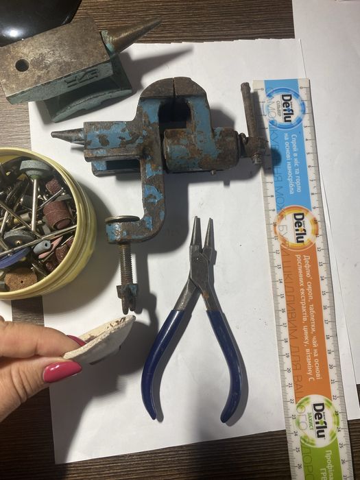 Ювелірні бори, фрези, натфель, напильник