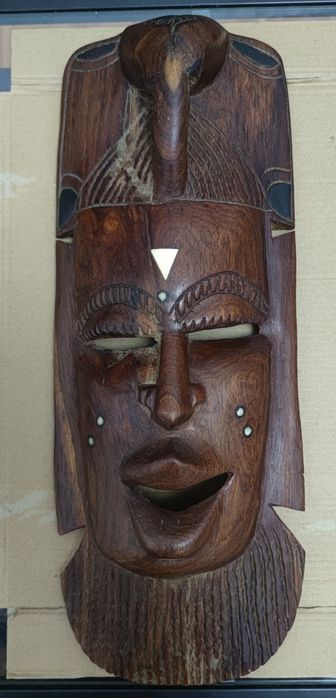 Conjunto 3 Máscaras Africanas em Madeira – Decoração Étnica
