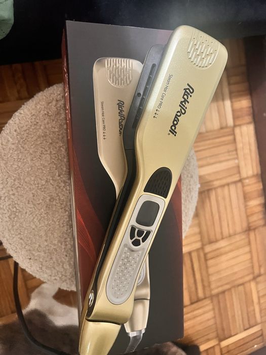 Prancha de Cabelo RickiParodi Steam Hair Care PRO – Como Nova