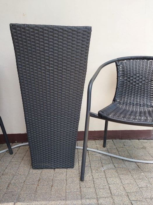 Wielka Donica z technoratanu 89cm