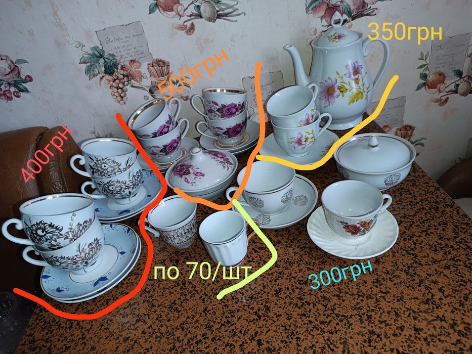 Столові прибори.