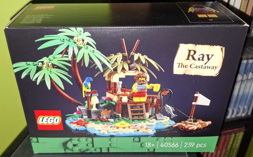 Nowe klocki LEGO Ideas 40566 - Rozbitek Ray