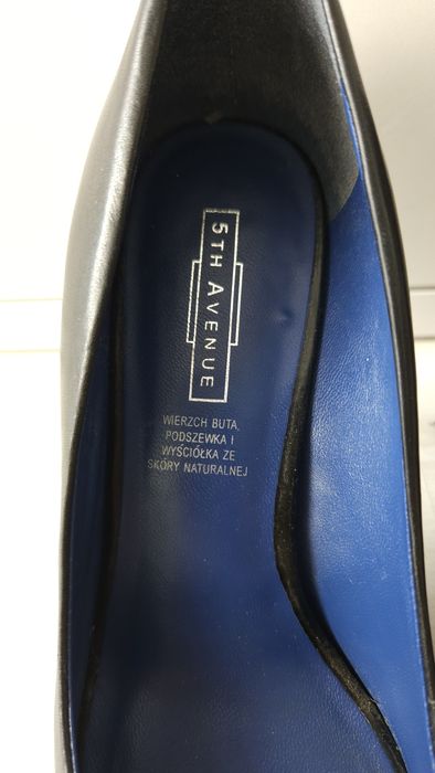 Szpilki peep toe 5th Avenue r.37