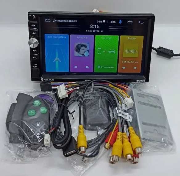 Автомагнітола MP5 2din Android 12.0 2G-32 G USB SD Bluetooth