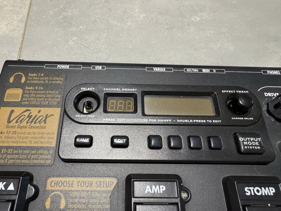 Line 6 Pod xt Live podłogowy procesor efektów, multiefekt gitarowy