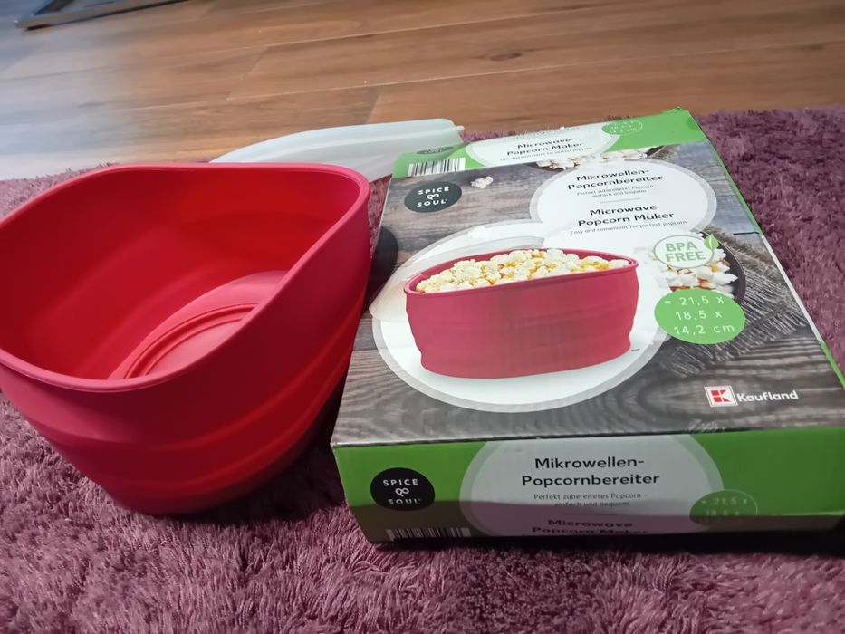 Miska do robienia popcornu w mikrofali