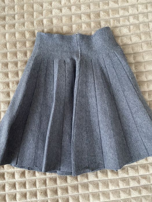 Спідниця плісе сіра