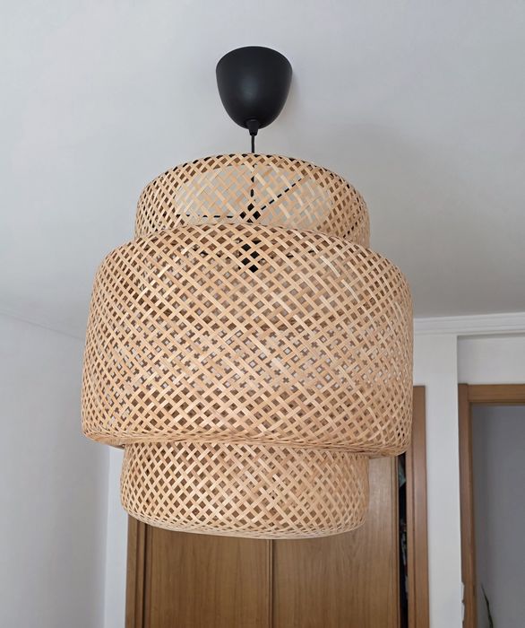 Candeeiro de palhinha