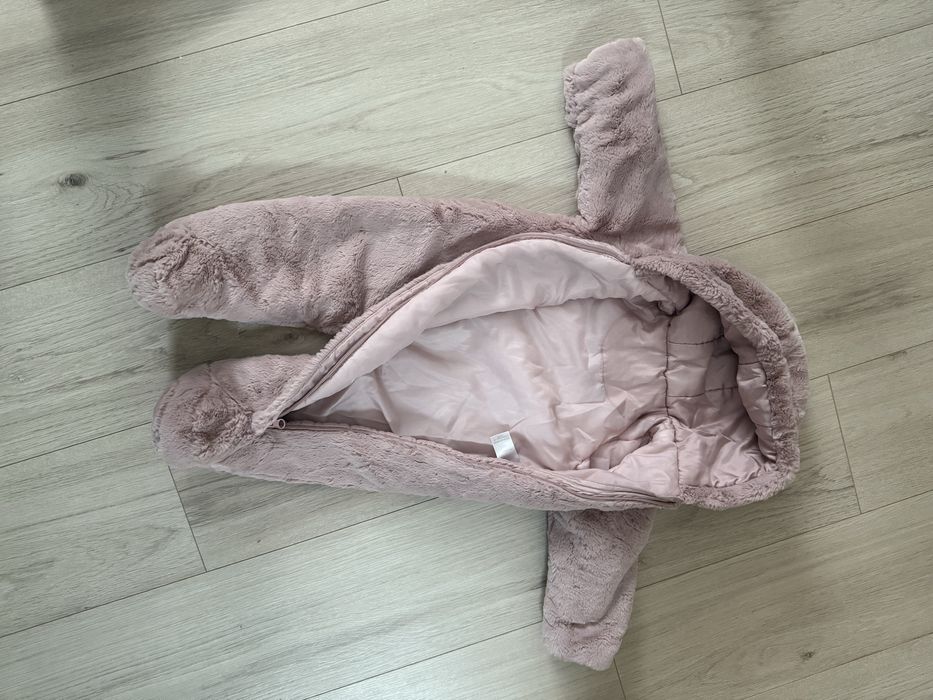 Теплий комбінезон на дівчинку 6-9 міс
