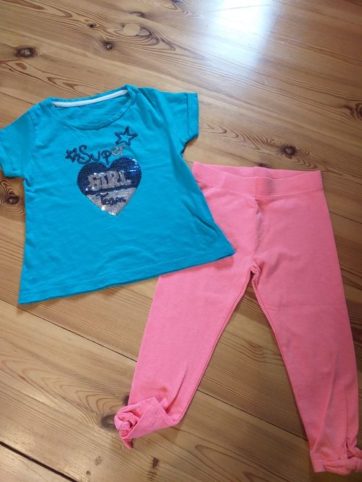 Ubranka dla dziewczynki r.98-104.