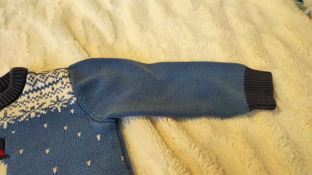 Sweter świąteczny z bałwankiem