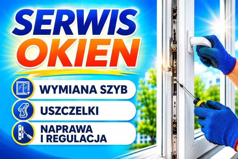 Naprawa-Serwis okien / Szklarz / Nawiewniki / Regulacja  Uszczelnianie