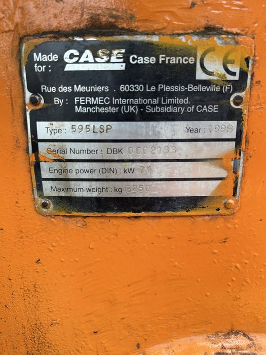 CASE 595 LSP 1998r