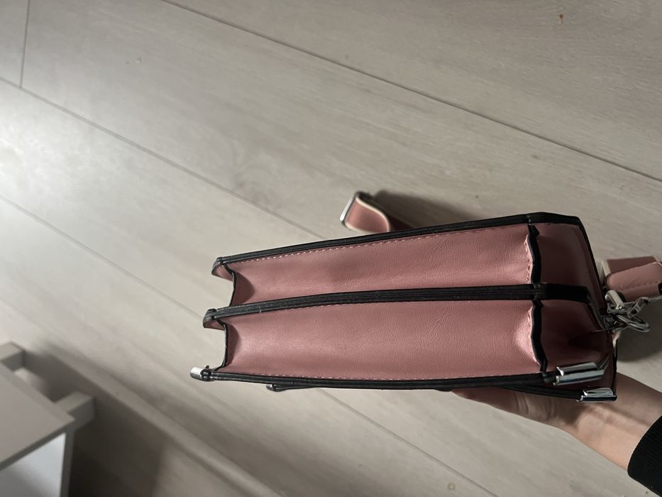 Стильна сумка пудра рожева