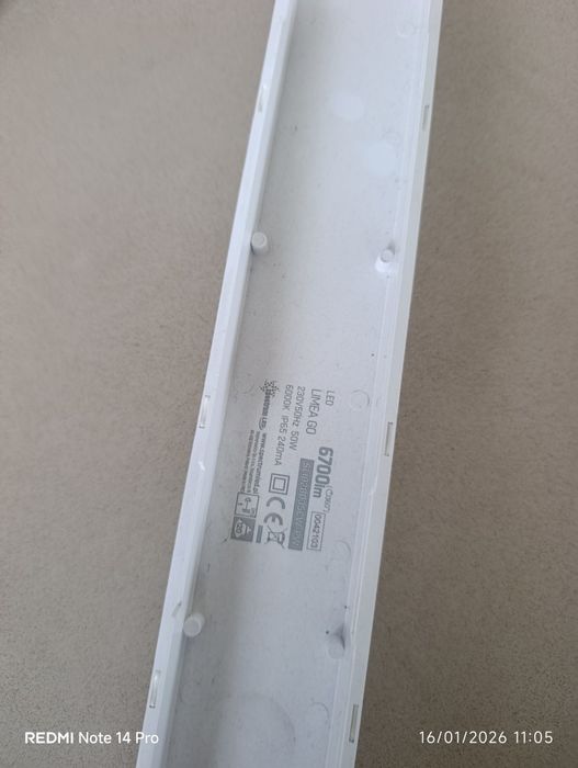 luminária led 6700k