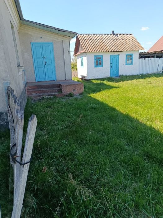 Цегляний будинок з земельною ділянкою та господарськими будівлями