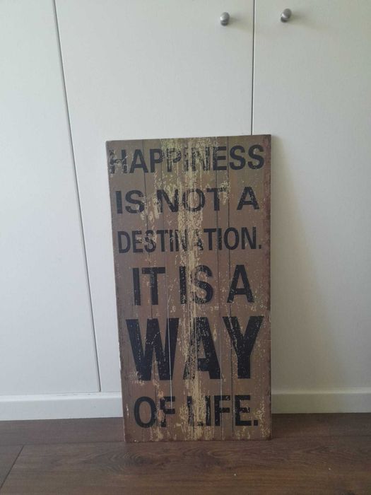 Placa decorativa em madeira, 7€