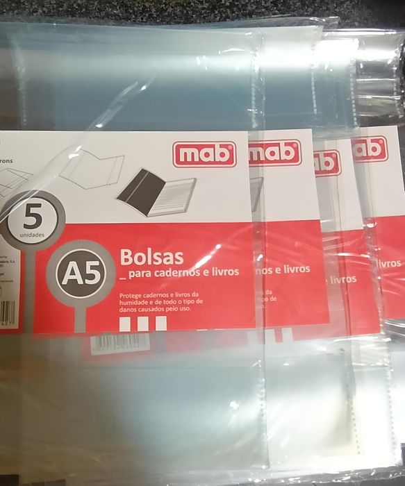 Pack 5 bolsas proteção A5