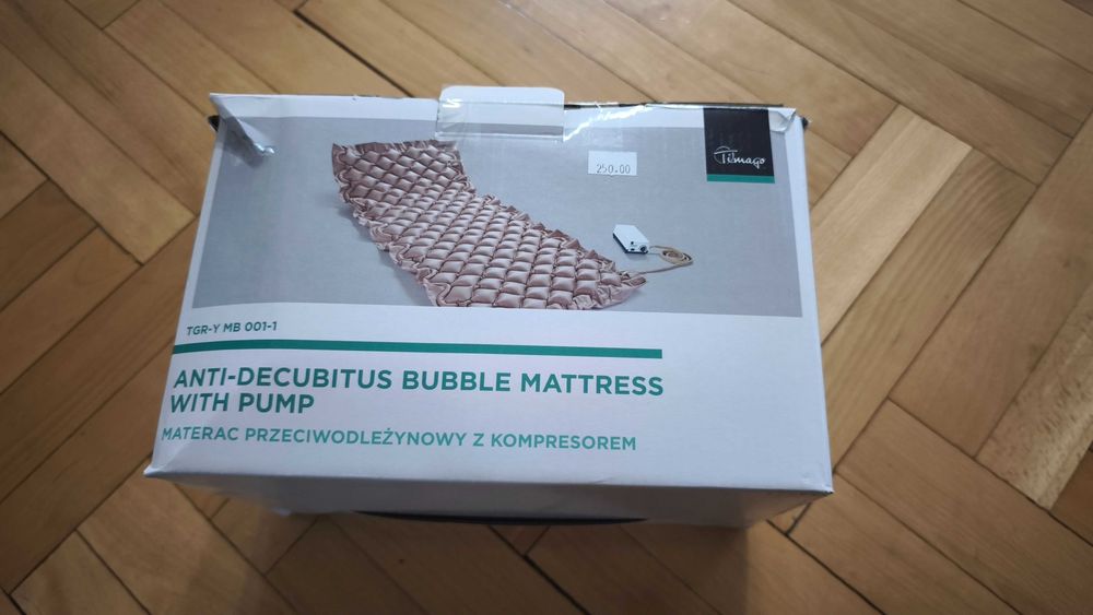 materac przeciwodleżynowy z kompresorem