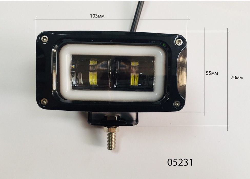 Світлодіодна LED фара балка з СТГ ближнього світла Габарит Поворот