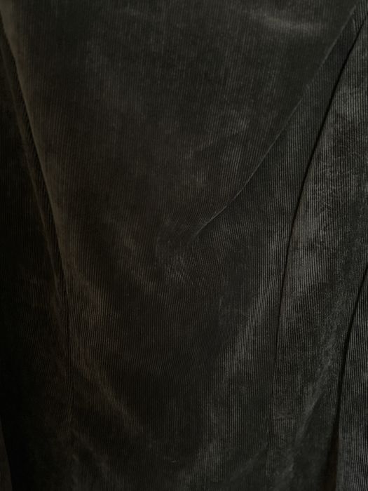 Вельветова довга спідниця