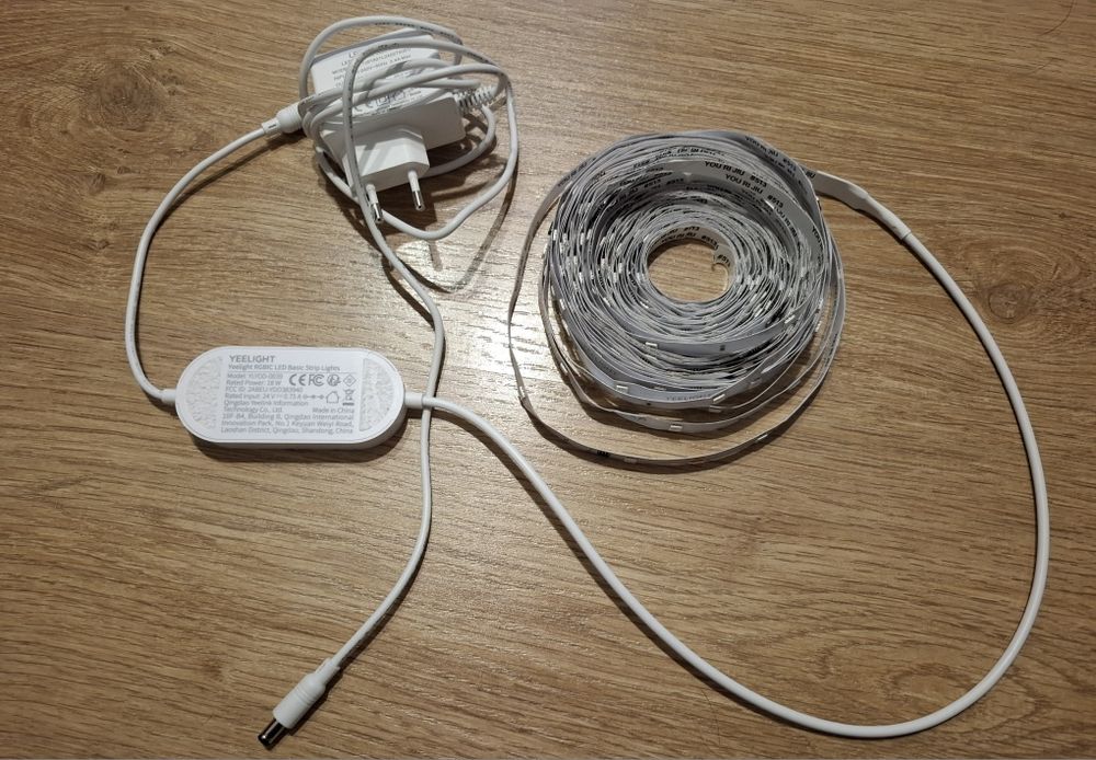 Taśma LED RGB 230V 12m Pasek Smart Yeelight Aplikacja Bluetooth