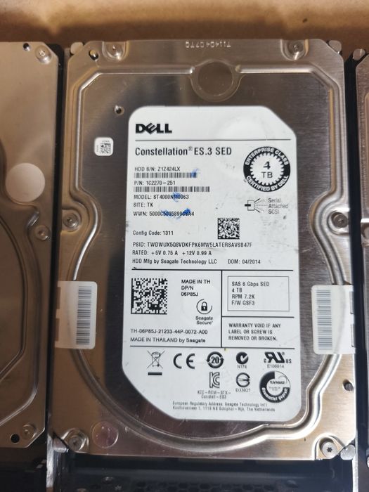 HDD  1 TB - 4 TB