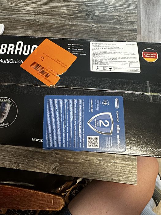 Блендер BRAUN MultiQuick 2 MQ 20236 M WH