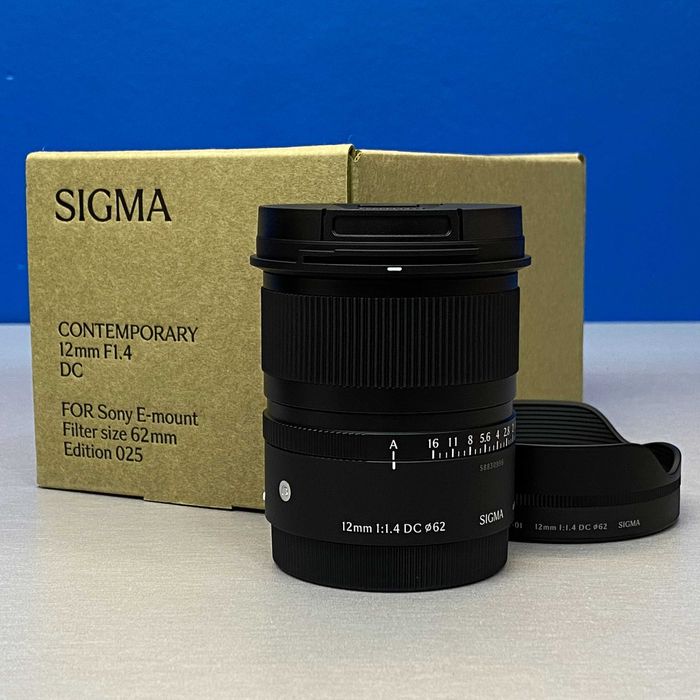 Sigma 12mm f/1.4 DC Contemporary (Sony E) - NOVA - 5 ANOS DE GARANTIA