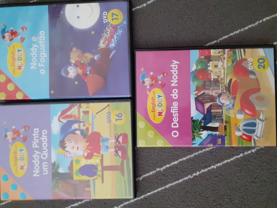 Aprender inglês com o Noddy - 11 DVD's - PORTES GRÁTIS