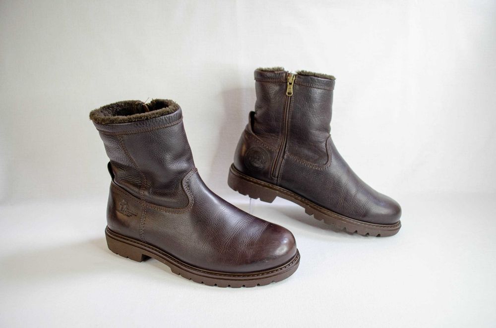 Panama Jack Aviator Igloo Кожаные Зимние Утепленные Сапоги Оригинал! Размер 41 26,5 см