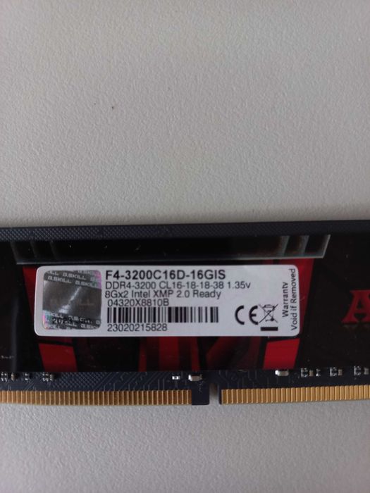 Memória RAM DDR4 16Gb (2x8Gb)