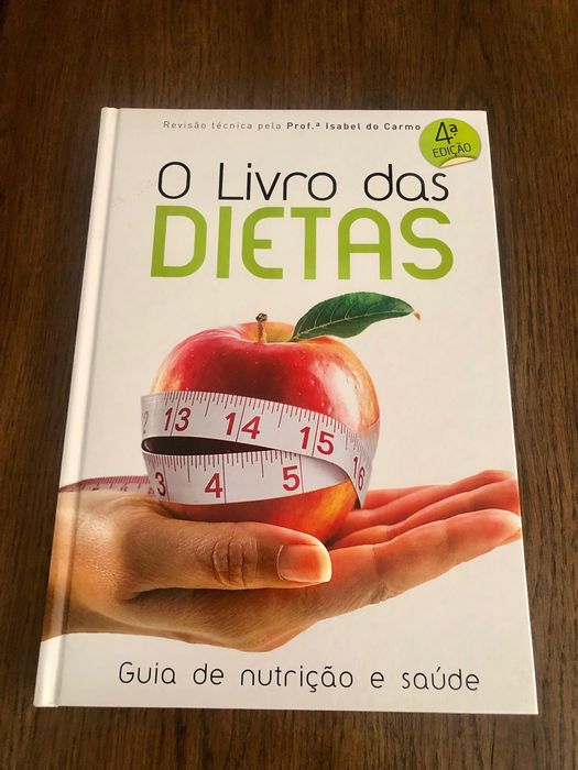 Livro "O Livro das Dietas" de Isabel do Carmo