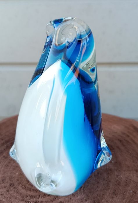 Przycisk do papieru Pingwin Murano