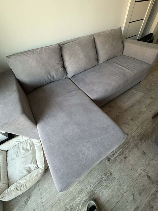 Kanapa narożna szara Agata Meble