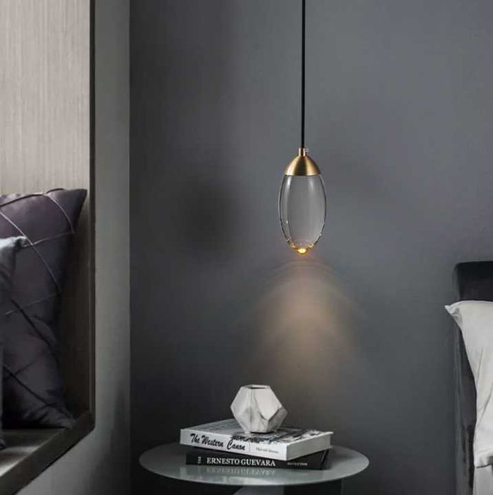 LAMPA WISZĄCA SUFITOWA łezka kryształowy żyrandol